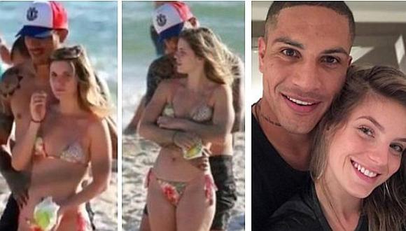 Paolo Guerrero se relaja con Thaísa Leal en la playa antes de la audiencia con la FIFA (VIDEO)
