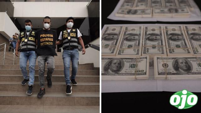 Extranjero detenido con billetes falsos