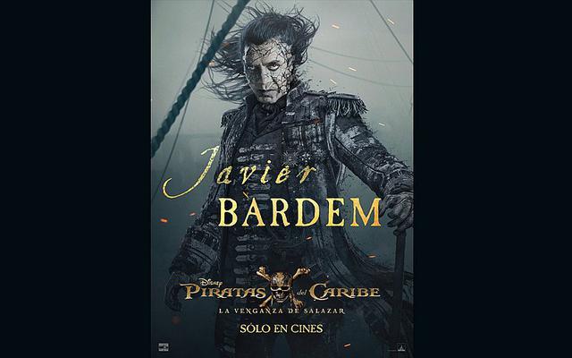 ¿Ya los viste? Conoce a los personajes de la cinta Piratas del Caribe: La venganza de Salazar