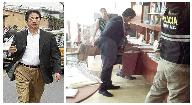 Allanan viviendas de exdirigentes fujimoristas Yoshiyama y Bedoya (VIDEO)