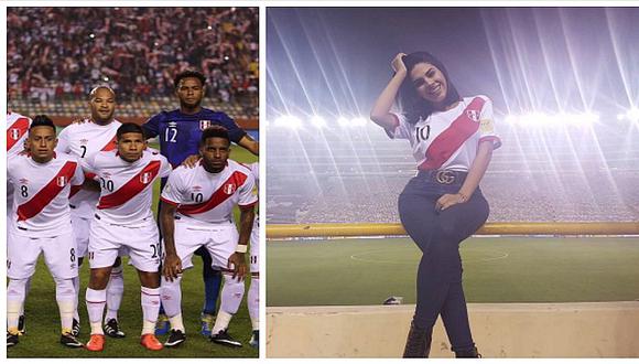 Jefferson Farfán: Stephanie Valenzuela fue al estadio y genera controversia (FOTO)