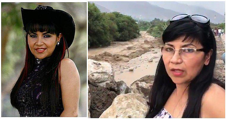 Rossy War queda atrapada en medio de huaico en Chaclacayo (VIDEOS)