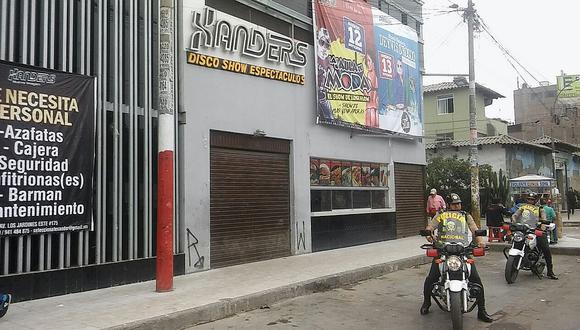 ​San Juan de Lurigancho: Balacera en discoteca deja herida a ambulante