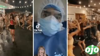 Se viraliza reacción de enfermera al ver a muchas personas grabando videoclip del “Grupo Explosión de Iquitos” | VIDEO