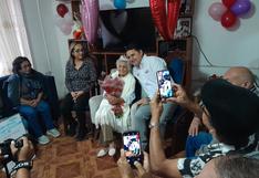 Mamita de 101 años se coronó como la más longeva de Carmen de la Legua