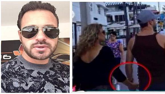 Cristian Zuárez camina de la mano con otra persona y ¡no es Adriana Amiel! (VIDEO)