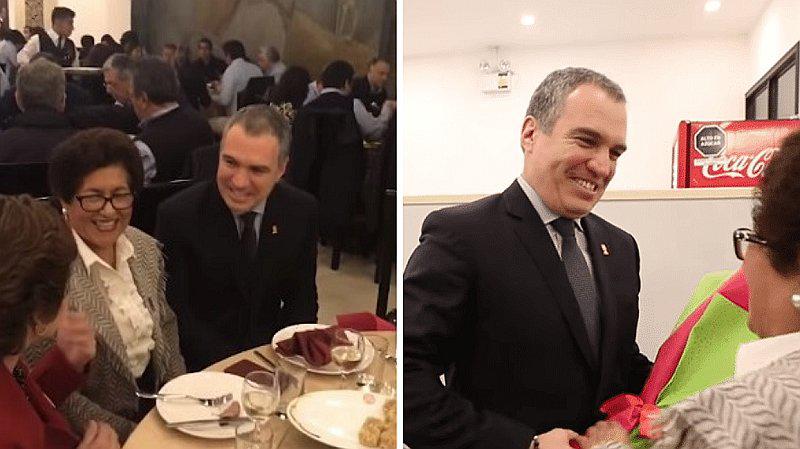 Salvador del Solar se reencuentra con su profesora después de 43 años por el Día del Maestro 