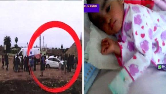 Un padre denuncia que hija quedó grave tras accidente en vía peligrosa de la Panamericana Sur | VÍDEO