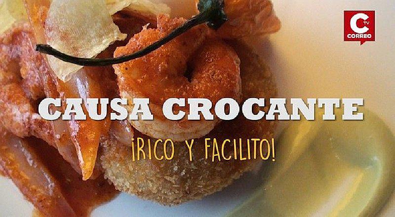 ¡Qué rico!: Causa crocante para sorprender a tu familia