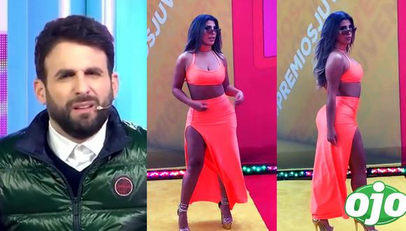 Peluchín critica vestido de Yahaira Plasencia  | FOTO: Willax TV @yahairaplasencia