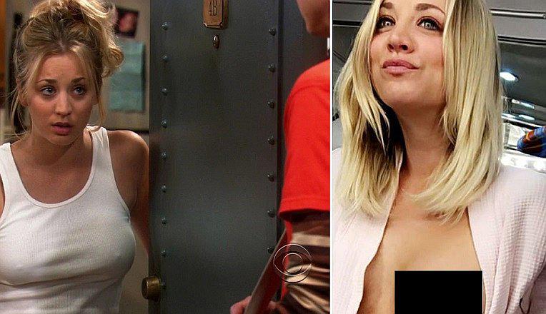 ​Kaley Cuoco se destapa y sorprende con topless en Snapchat