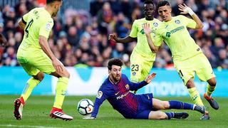 ​Barcelona tropieza con 0-0 ante Getafe y Atlético de Madrid se le acerca