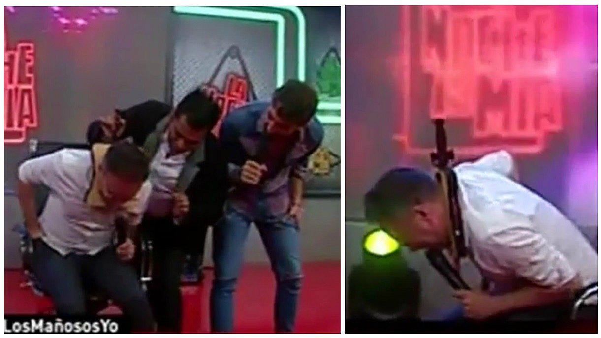 ​Carlos Galdós se sometió a truco de magia y todo salió mal (VIDEO)