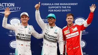 Hamilton, Rosberg y Vettel, tres pilotos por la corona de la Fórmula 1 
