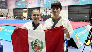 Peruanos se lucen en taekwondo poomsae: Krishna Cortez y Luis Sacha conquistaron el oro en Asunción 2022