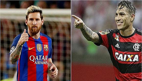 Diario brasileño compara a Paolo Guerrero con el argentino Lionel Messi