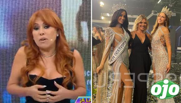 Magaly Medina sobre Miss Perú 2023. Foto: Composición Ojo