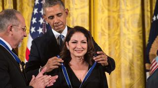 Gloria y Emilio Estefan reciben Medalla de la Libertad de manos de Barack Obama [FOTOS] 