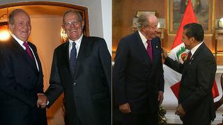 Rey Juan Carlos llega para investidura y se reúne con PPK y Ollanta Humala