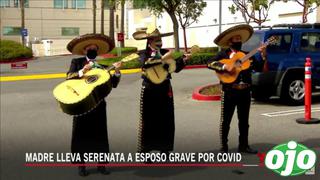 Mujer lleva serenata con mariachis a su esposo que está luchando en el hospital contra el Covid-19 | VIDEO
