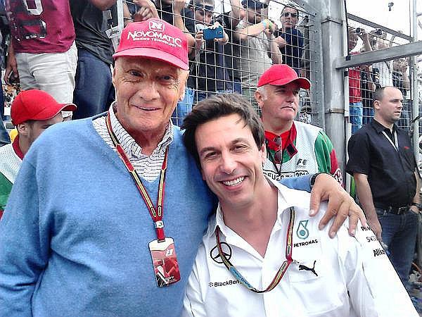 Fórmula 1: Niki Lauda y Toto Wolff renuevan con Mercedes hasta 2020 