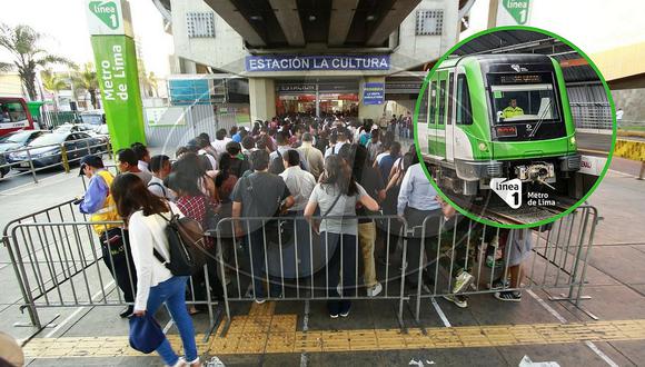 Línea 1 del Metro de Lima restablece sus servicios en estaciones VES y Bayóvar