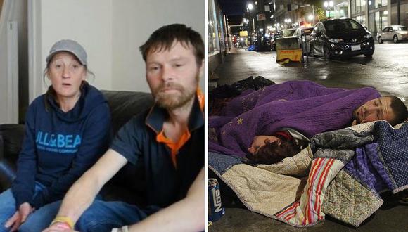 Eran indigentes, dormían juntos para no congelarse y ahora se mudan a su primer hogar (FOTOS)