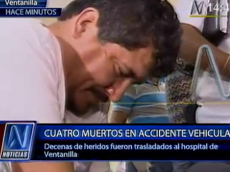 Chofer que causó accidente en Ventanilla: Hubiera sido mejor que esté muerto [VIDEO] 

