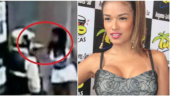 Shirley Arica saca las garras y niega agresión a vigilante pese a imágenes (VIDEO)