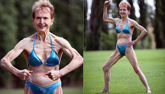 Abuela fisicoculturista revela su dieta secreta para mantener un escultural cuerpo