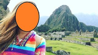 Actriz de Televisa llega a nuestro país y visita Machu Picchu