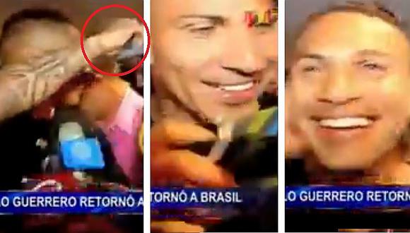 Paolo Guerrero encontró chancleta en aeropuerto y estalló en risas por esto (VIDEO)