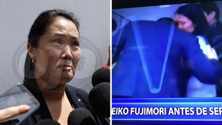 ​Las primeras imágenes de Keiko Fujimori tras ser detenida por la policía (VIDEO)