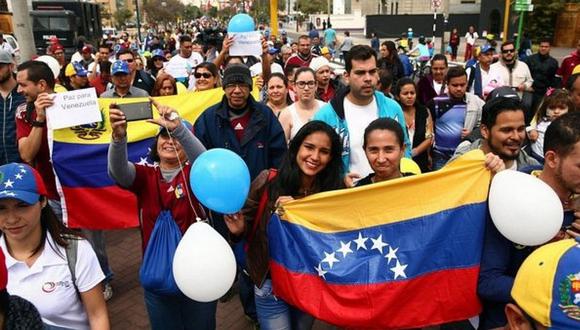 El 92% de venezolanos en Perú está en Lima y Callao