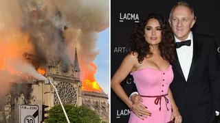 Esposo de Salma Hayek es el magnate que donará 100 millones de euros para Notre Dame