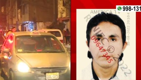 Taxista fue baleado por un delincuente que se hizo pasar como falso pasajero, en el Cercado de Lima. (Captura: América Noticias)