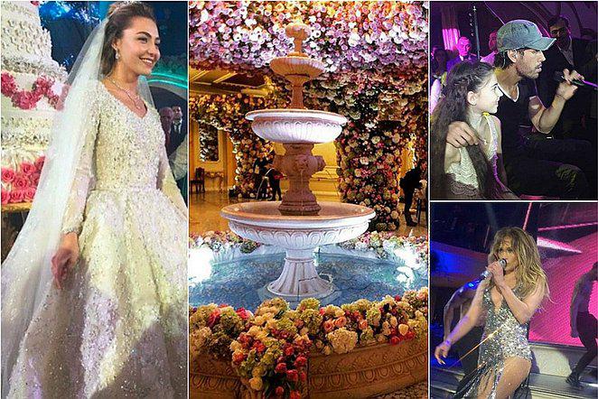 Enrique Iglesias y Jennifer López cantan en una millonaria boda rusa [VIDEO] 