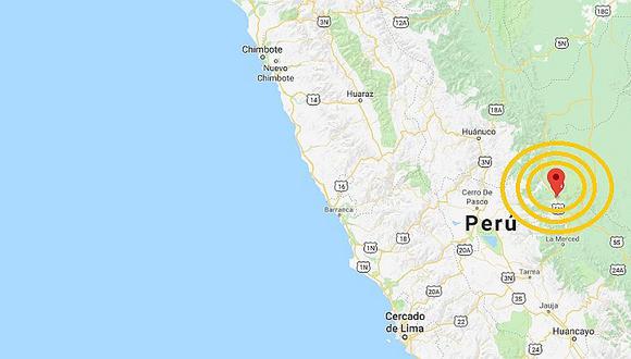Pasco: sismo de magnitud 4.1 remeció Puerto Bermúdez en Oxapampa esta madrugada