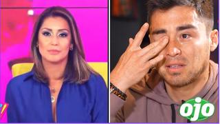 Karla Tarazona reprocha a Rodrigo Cuba por llorar en entrevista: “Se victimiza, es una persona narcisista”