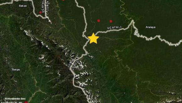 Ucayali: fuerte sismo de magnitud 4.8 se registró en Atalaya (Foto: IGP)