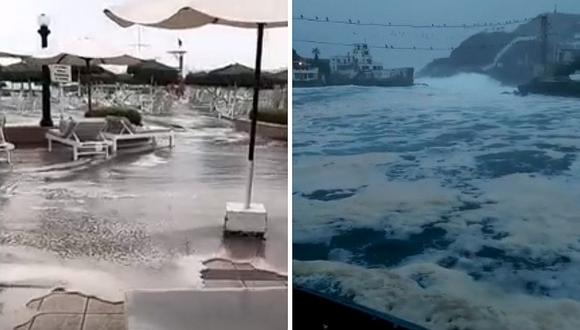 Registran oleaje anómalo en las costas de Lima (VIDEOS)
