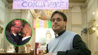 Cura italiano se casa con su novio y desata escándalo: "Amo a Dios y a mi esposo" (VIDEO)