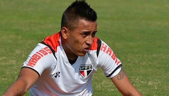 Christian Cueva complicó su arranque de temporada con Sao Paulo