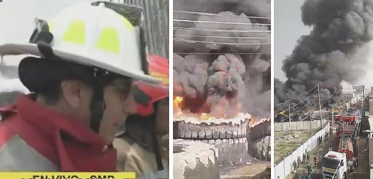 ​Presidente Martín Vizcarra llega al incendio tras inaugurar la Cumbre de las Américas (FOTOS)