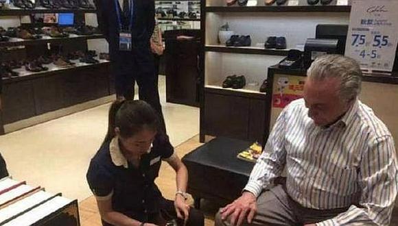 Fabricantes de calzado regalarán zapatos a Temer para que no compre en China 