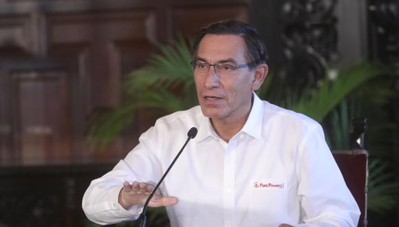 El presidente Martin Vizcarra anunció el aislamiento el 16 de marzo, el cual terminará el 26 de abril. (Foto: Peruvian Presidency / AFP)