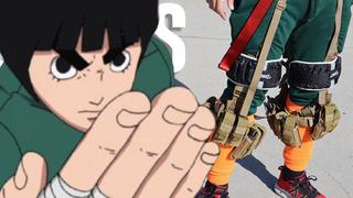 Fanático de Naruto emuló el entrenamiento de Rock Lee usando pesas en las piernas en video viral