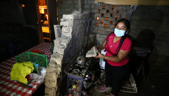 Edificios afectados, viviendas con rajaduras y algunas personas durmiendo en la calle tras el fuerte sismo de 6 grados que se registró la noche del martes. (Fotos: GEC)
