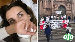 El drama de Fiorella Rétiz para volver a Lima desde Cusco a pocas horas de iniciar las protestas