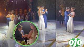 Maritere Braschi y Guillermo Acha: así fue su emotivo primer baile como esposos al ritmo de ‘Llegaste Tú”